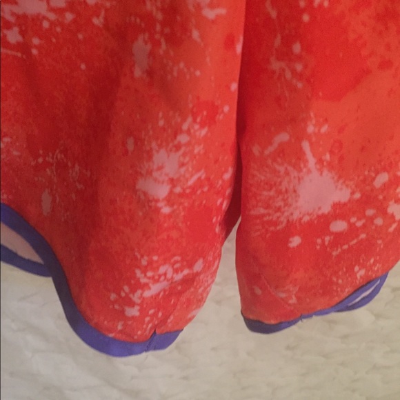 Danskin now orange/white/blue short lady sz xxl - Picture 10 of 10